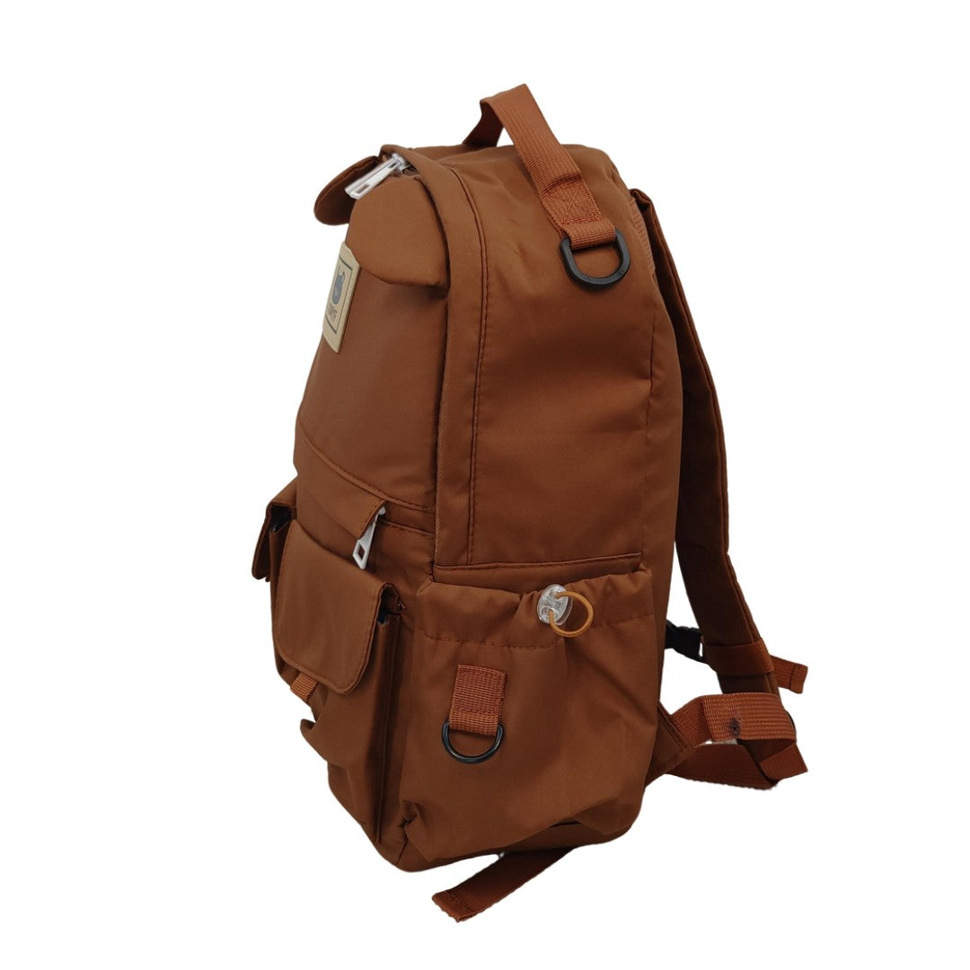 Clearance Brown Bear Ears Backpack with Multi-Pockets Cute School & Travel Bag